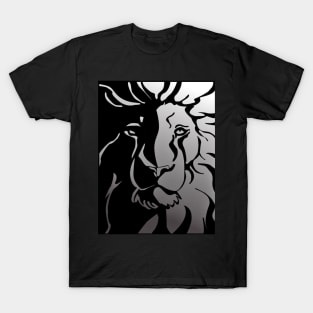 Vector Lion Pattern T-Shirt